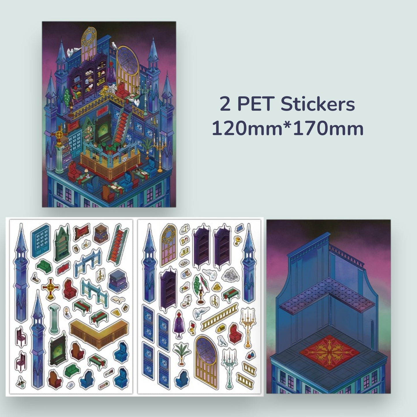 Ancient Bank DIY 3D Scene Sticker