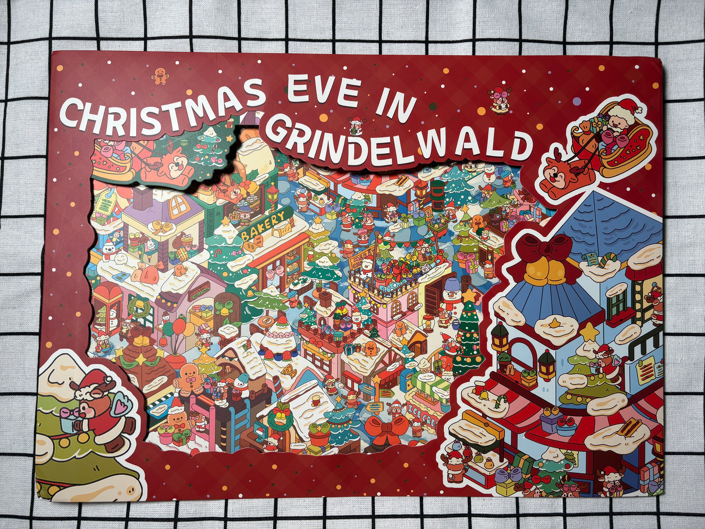 Christmas DIY 3D Scene Sticker - Christmas Holiday Theme