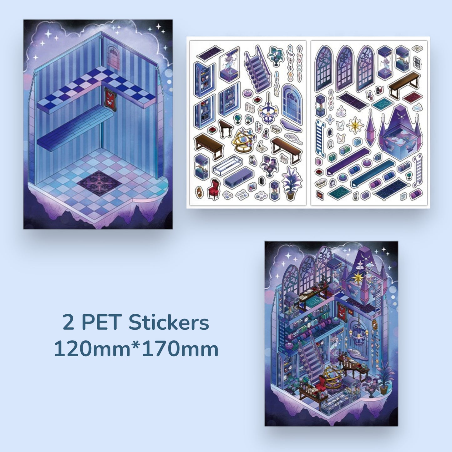 Deep Sea Museum DIY 3D Scene Sticker