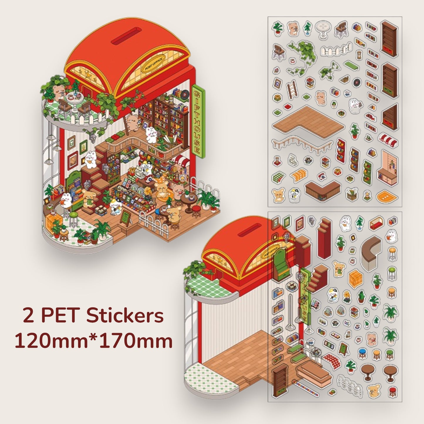 Gifthouse DIY 3D Scene Sticker