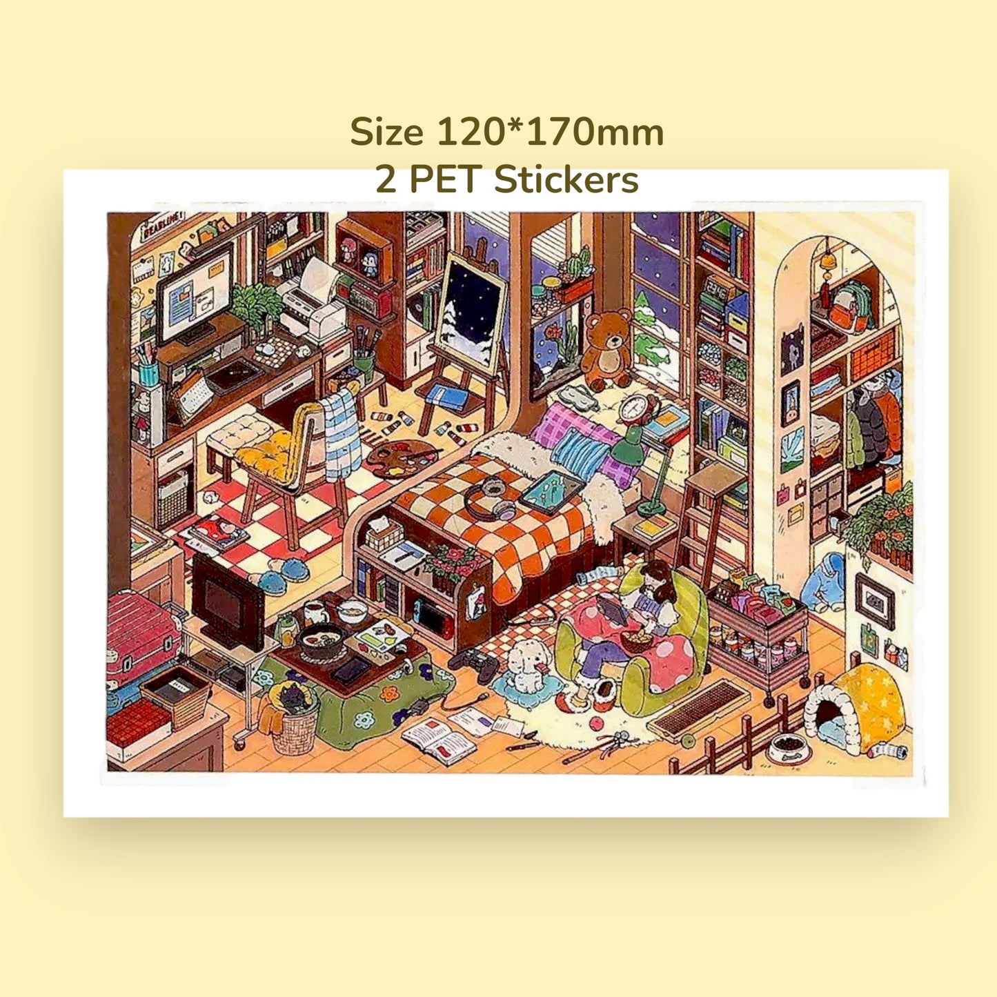 Girl Studio Series Scene Sticker
