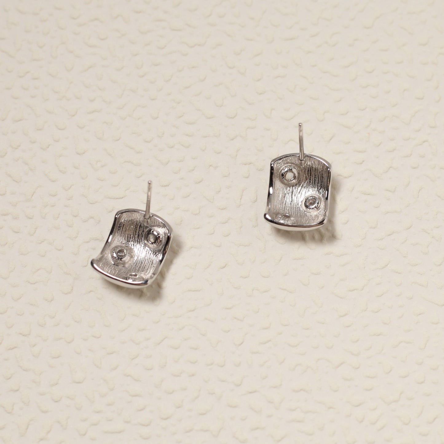 Sterling Silver Arc Shape Planet Earrings