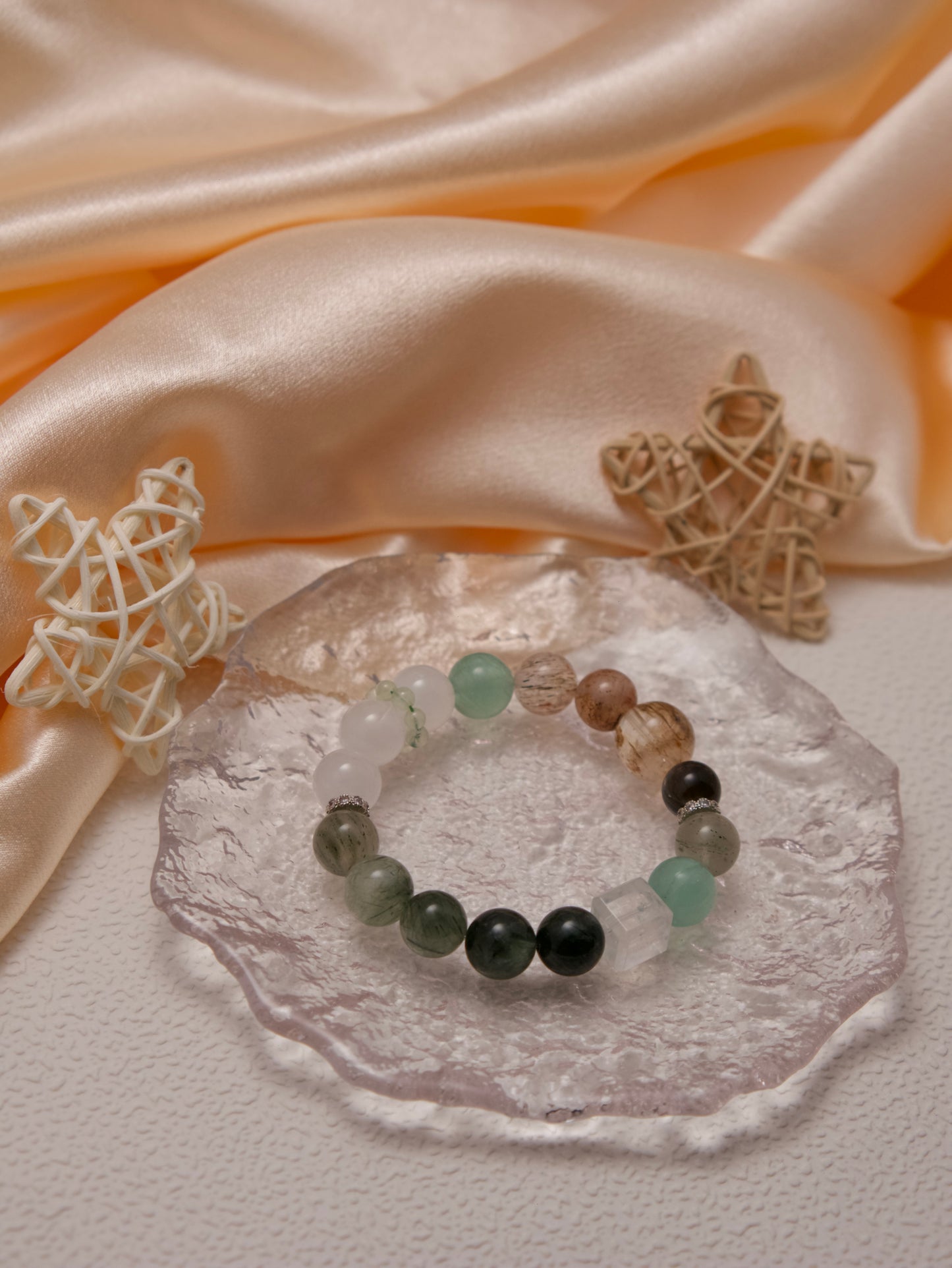 Greenery Bead Mix Bracelet