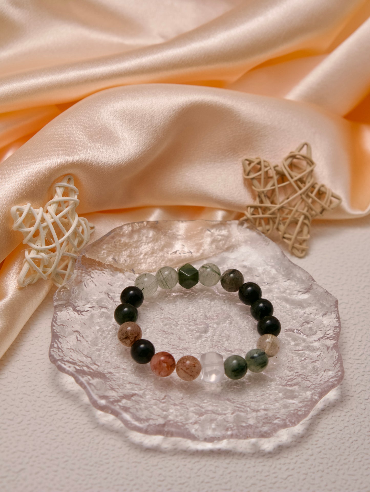 Greenery Bead Mix Bracelet