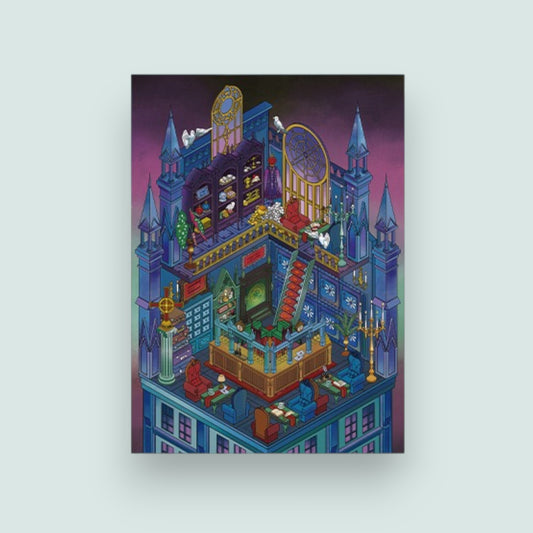 Ancient Bank DIY 3D Scene Sticker