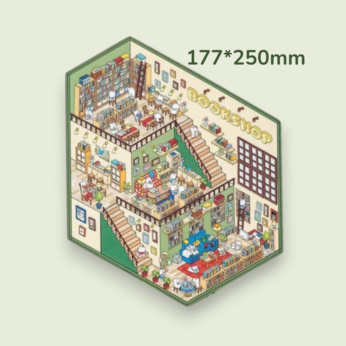 3-Storey Building Series Scene Sticker