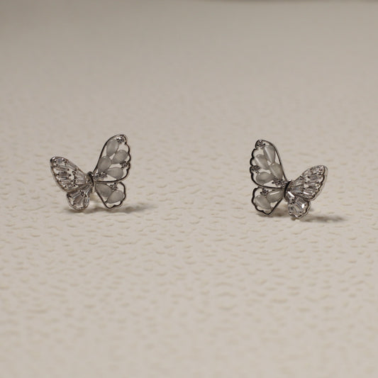 Sterling Silver Butterfly Earrings