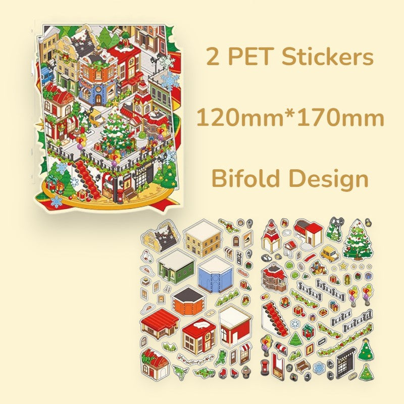 Christmas Crystal Ball DIY 3D Scene Sticker