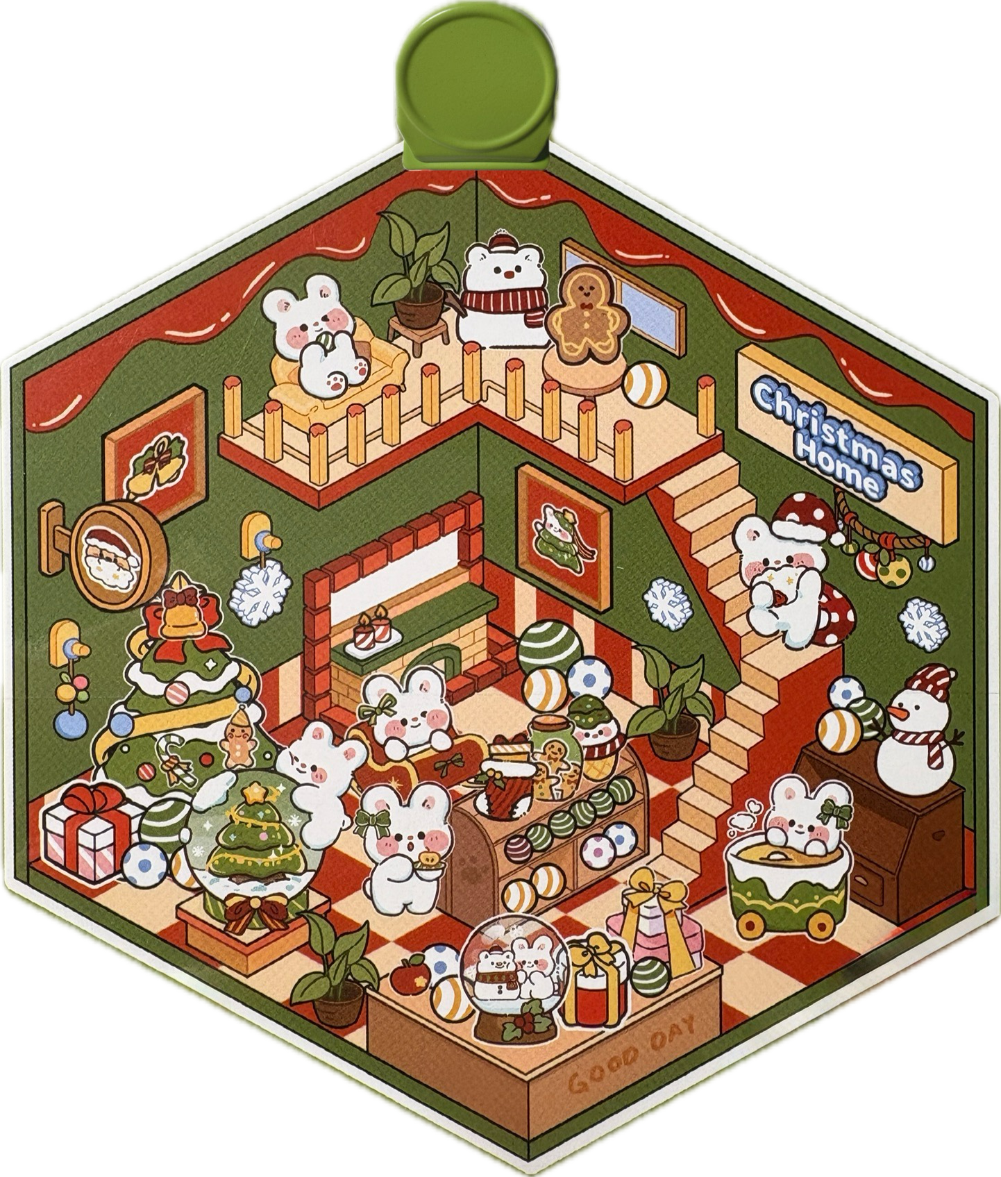 Scene Sticker - Christmas & Halloween Holiday Theme