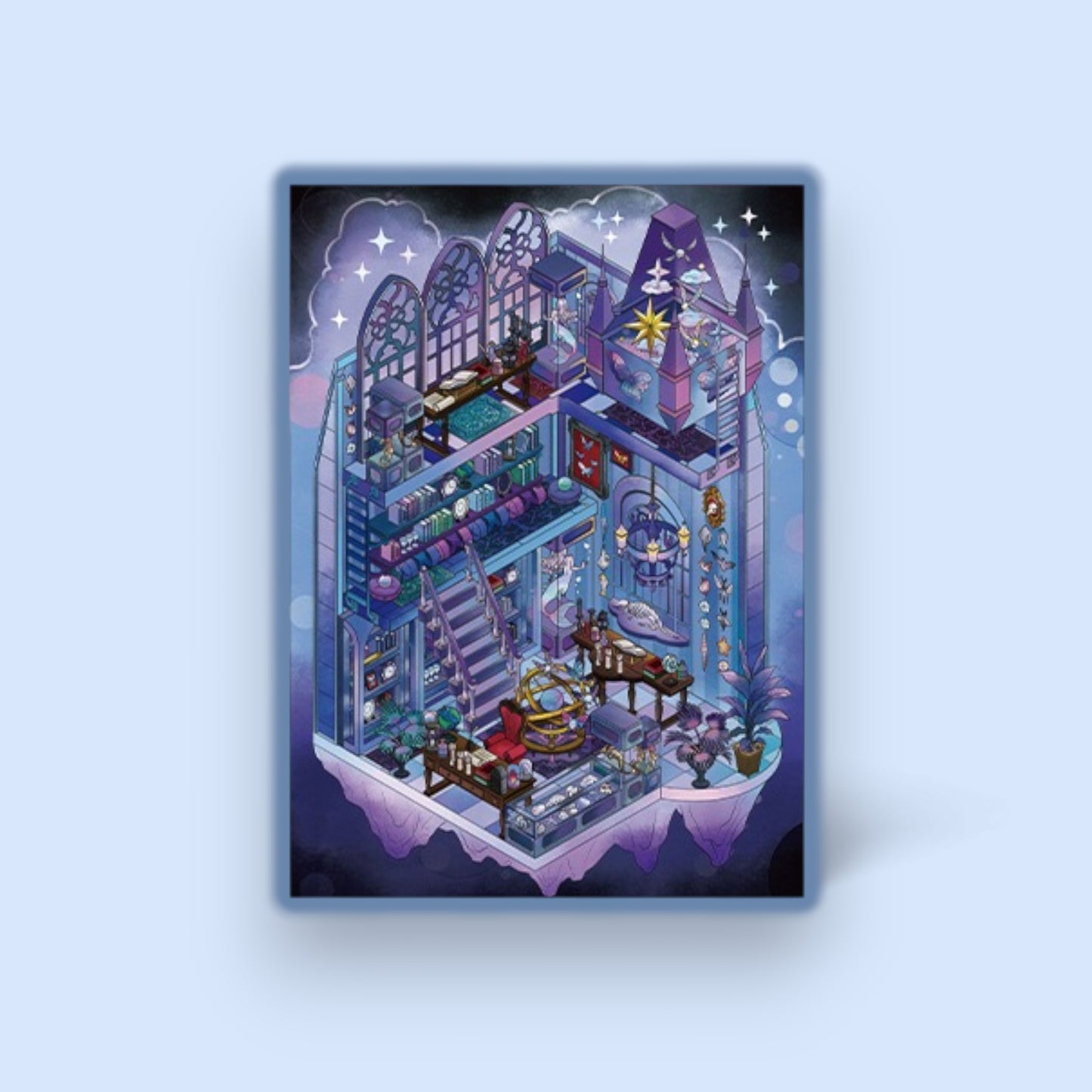 Deep Sea Museum DIY 3D Scene Sticker