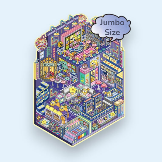 Discotheque DIY 3D Scene Sticker