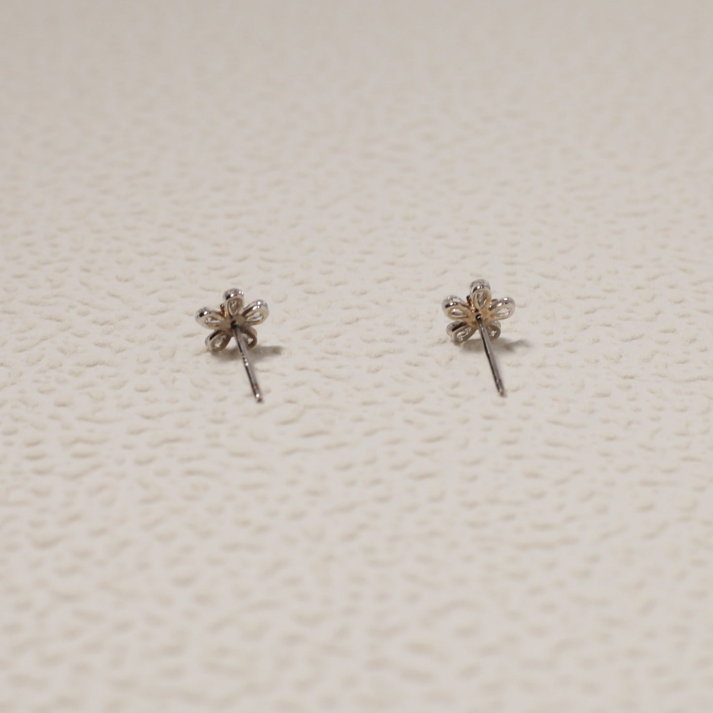 Sterling Silver Flower Stud Earrings