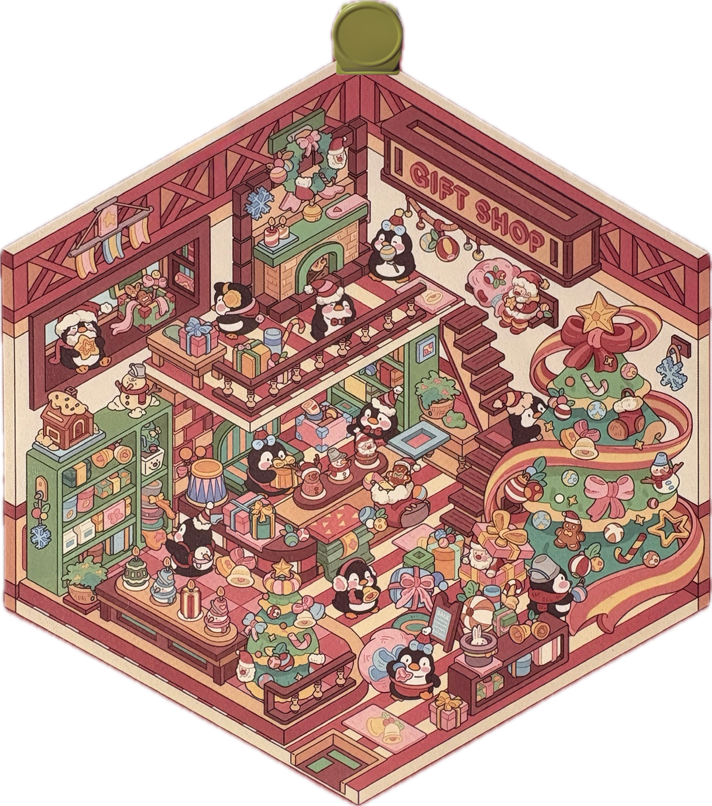 Scene Sticker - Christmas & Halloween Holiday Theme