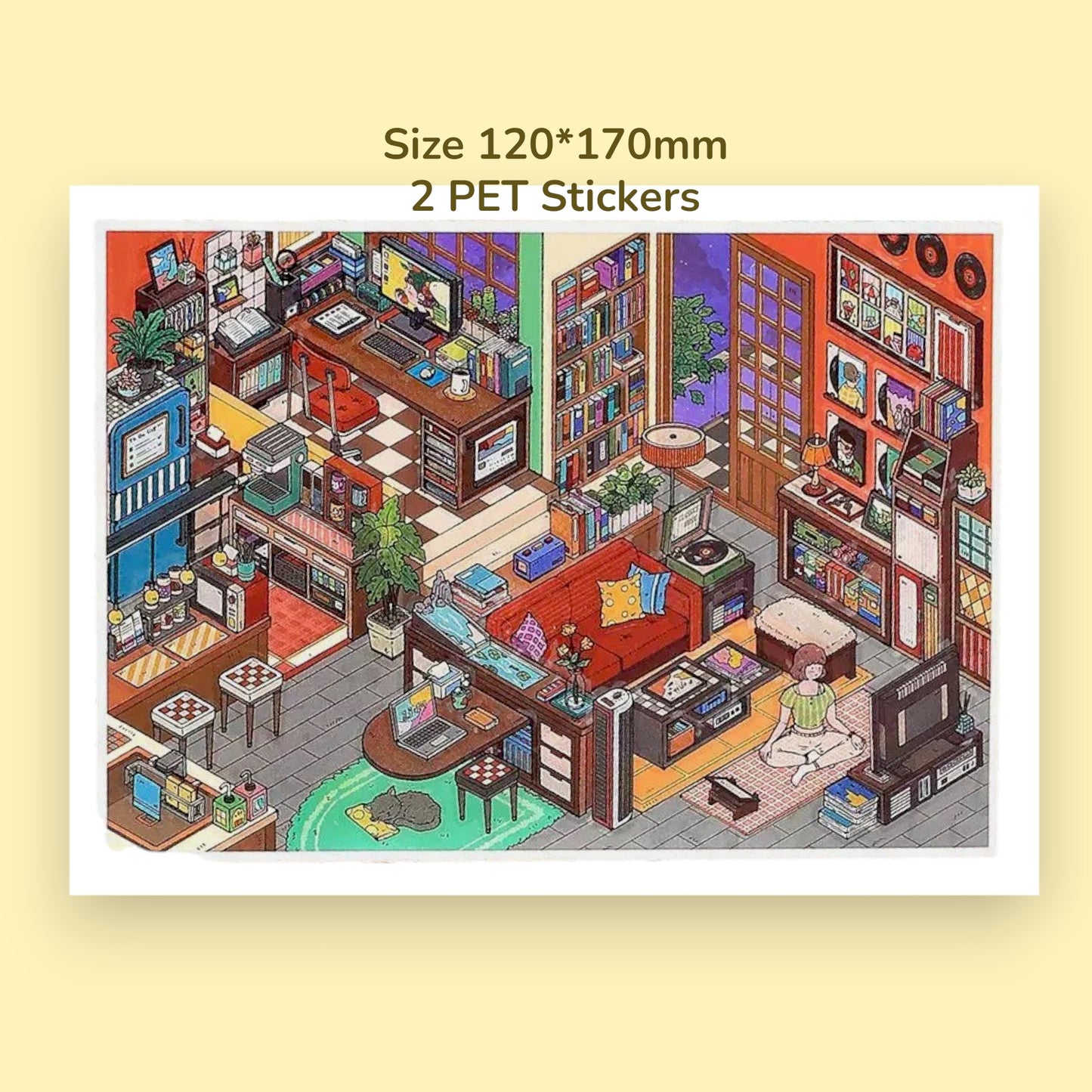 Girl Studio Series Scene Sticker