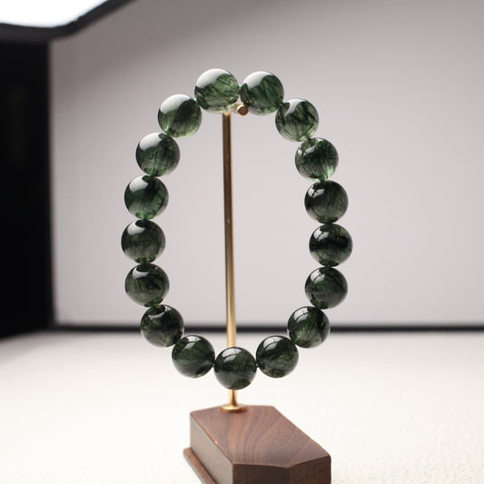 Green Rabbit Hair Bracelet