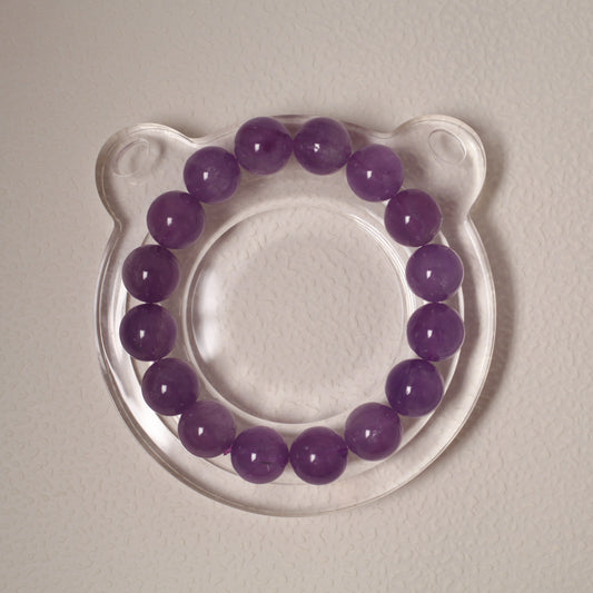 Natural Dreamy Threaded Lavender Quartz Bracelet