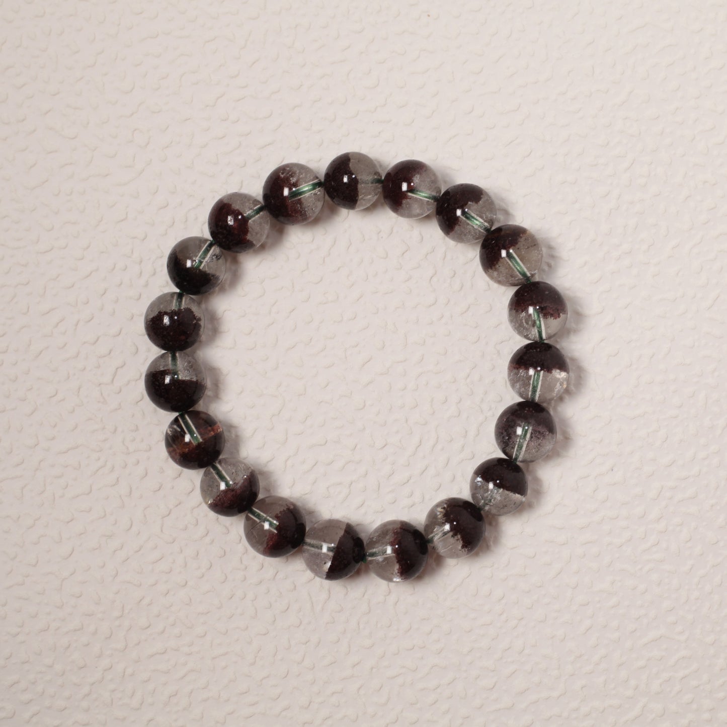 Half Basin Red Phantom Quartz Bracelet