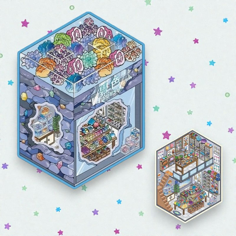 Rock Collection Room DIY 3D Scene Sticker