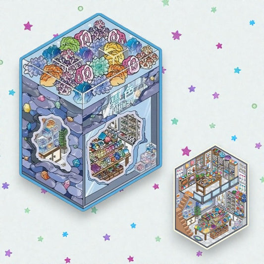 Rock Collection Room DIY 3D Scene Sticker