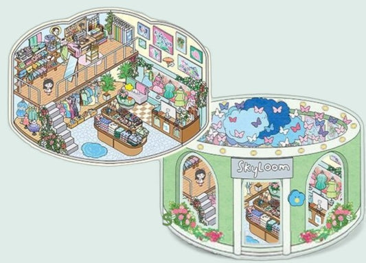 Tailor's Shop DIY 3D Scene Sticker